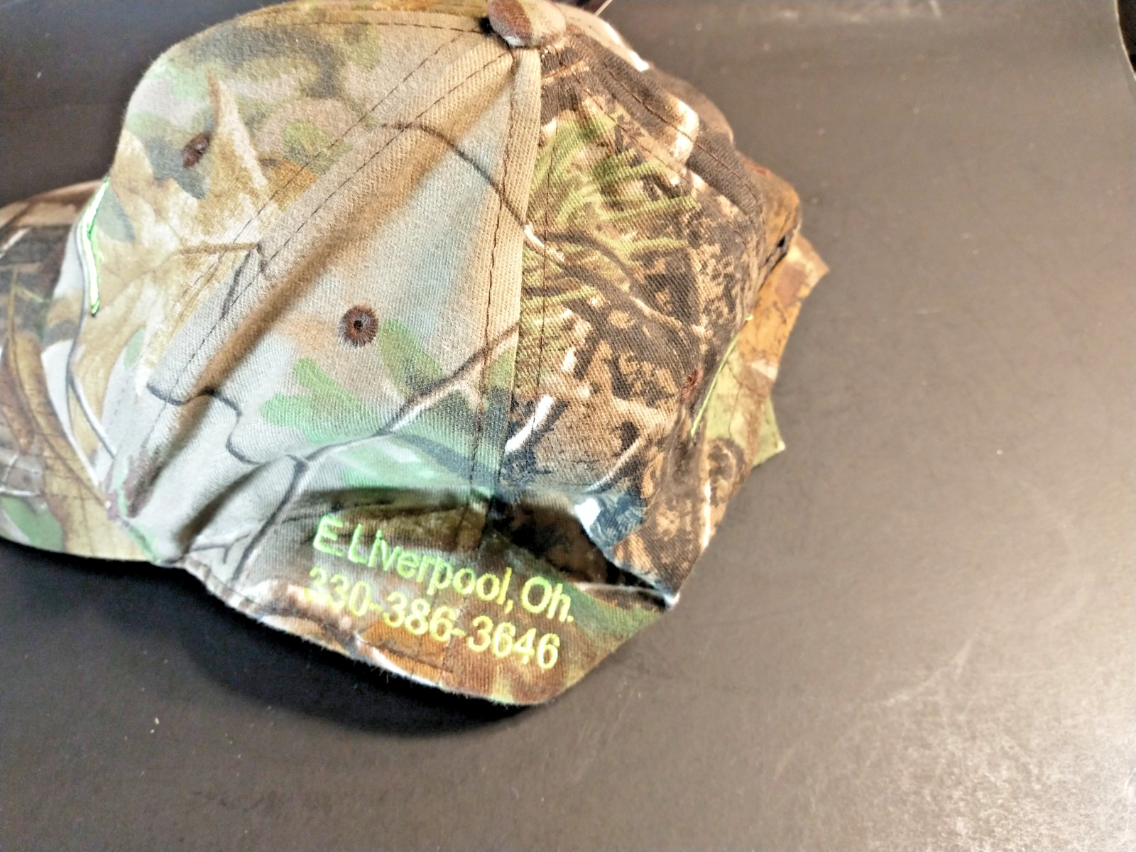Realtree APG adjustable Tree Camo cap NWT /Pipelines, Inc. OSFA