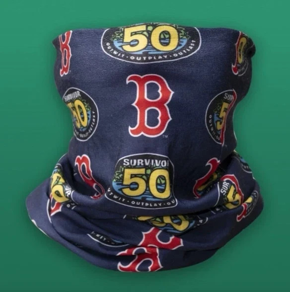 *RARE* BOSTON RED SOX SURVIVOR 50TH SEASON 5/24/26 SGA Official Buff Neck Gaiter