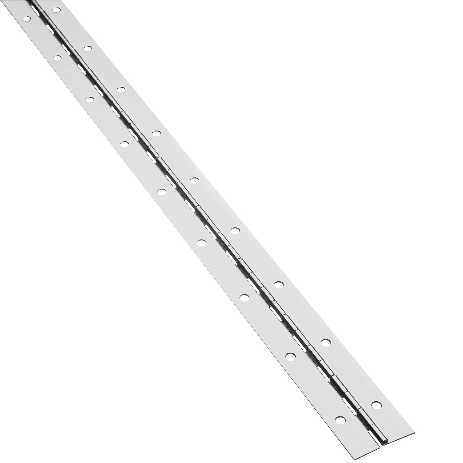 National Hardware N148-320 Nickel Cold Rolled Steel Continuous Hinge 1.5x48 in.