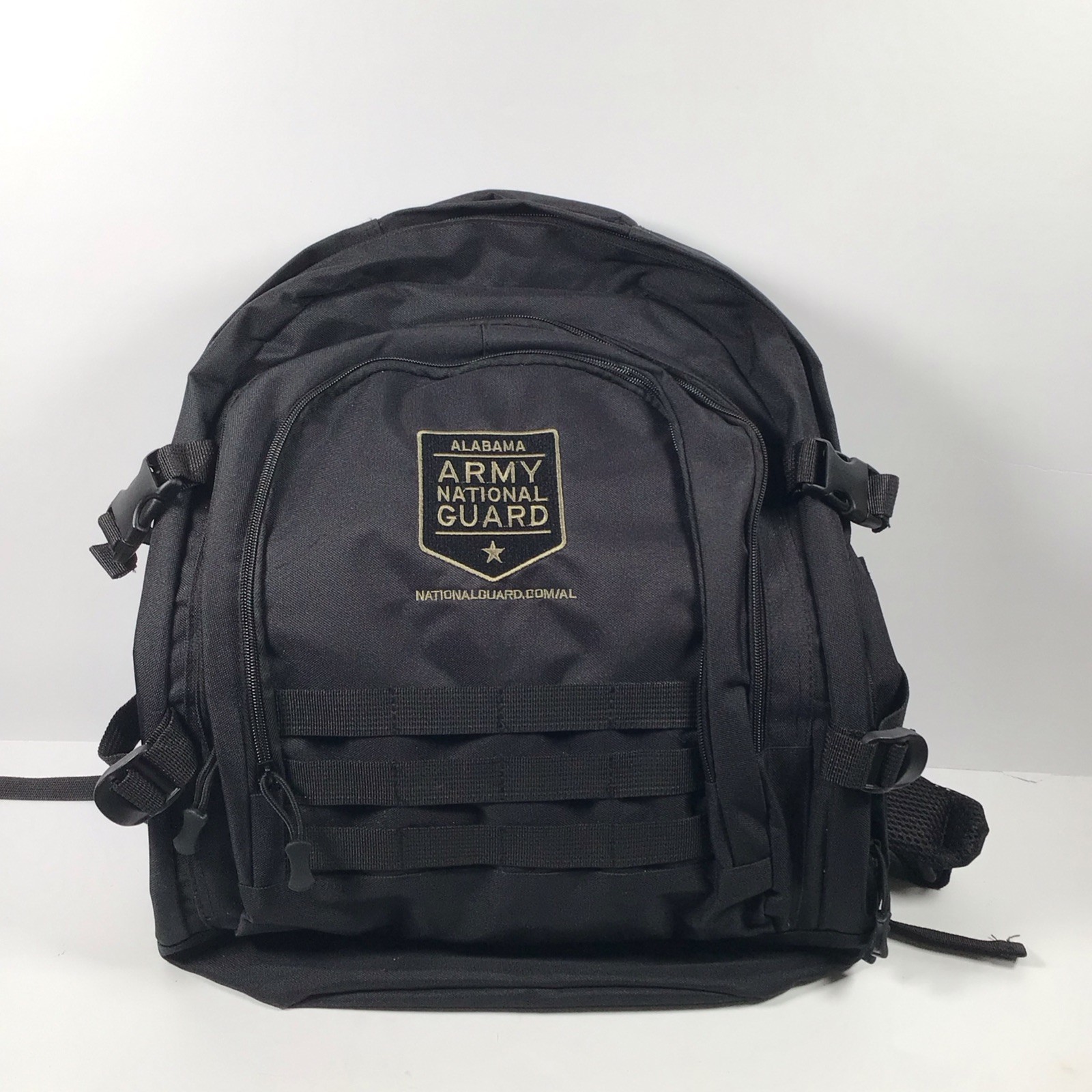 Alabama Army National Guard Black Backpack Tactical MOLLE Laptop Multi-use Bag