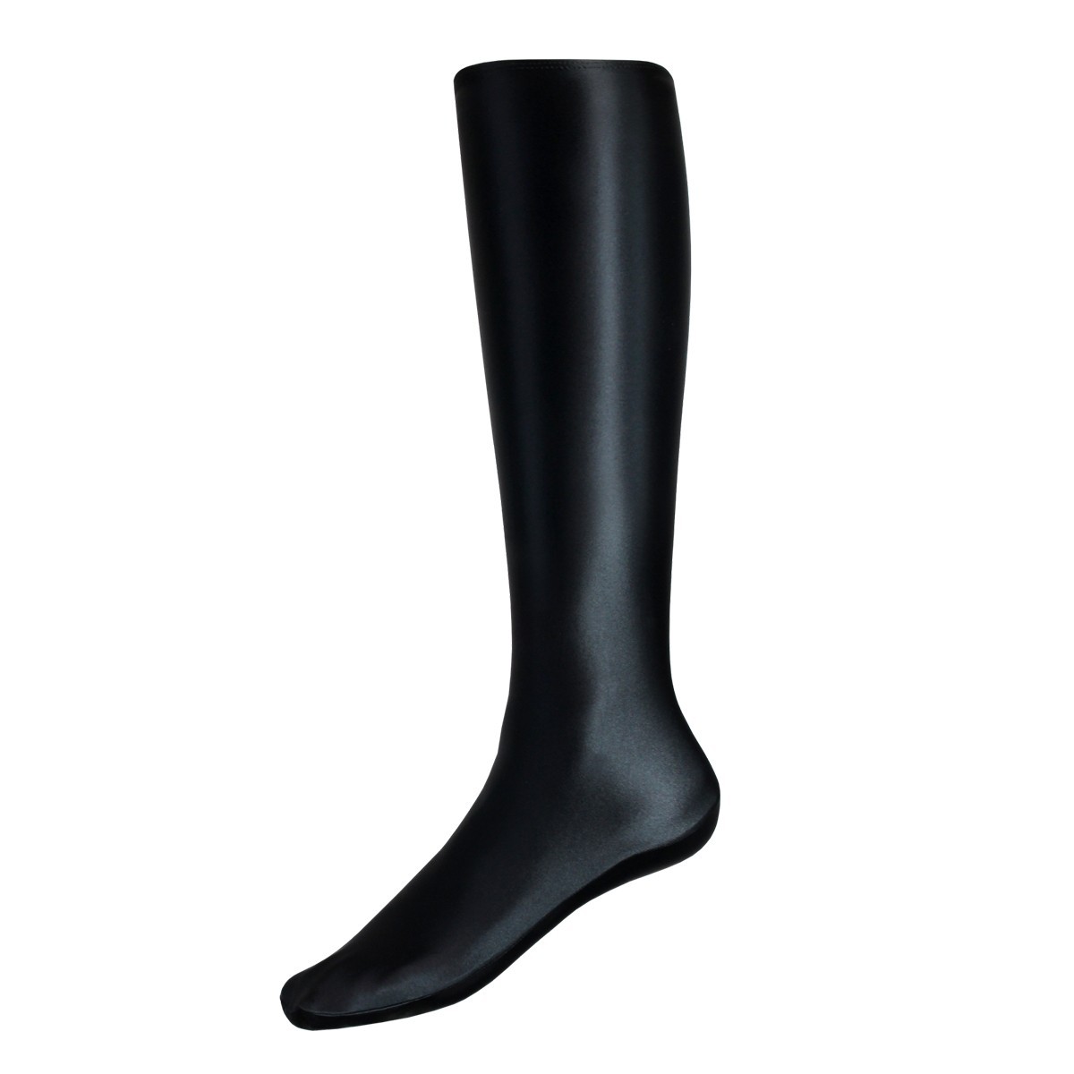 MJINM Women's Shiny Glossy Calf Socks Sexy Socks Slim Soft Spandex Short Socks