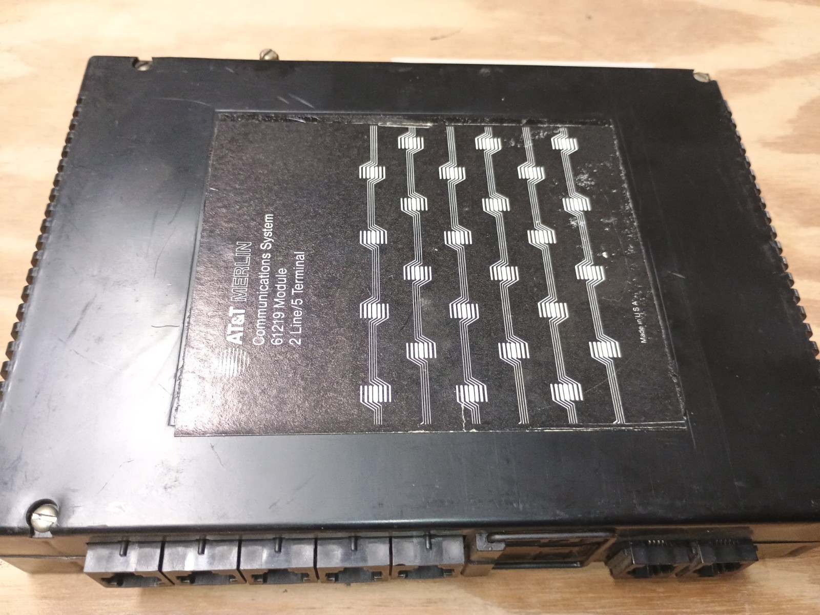AT&T 61219 2 CO X 5 Station Card for the 820 untested as-is