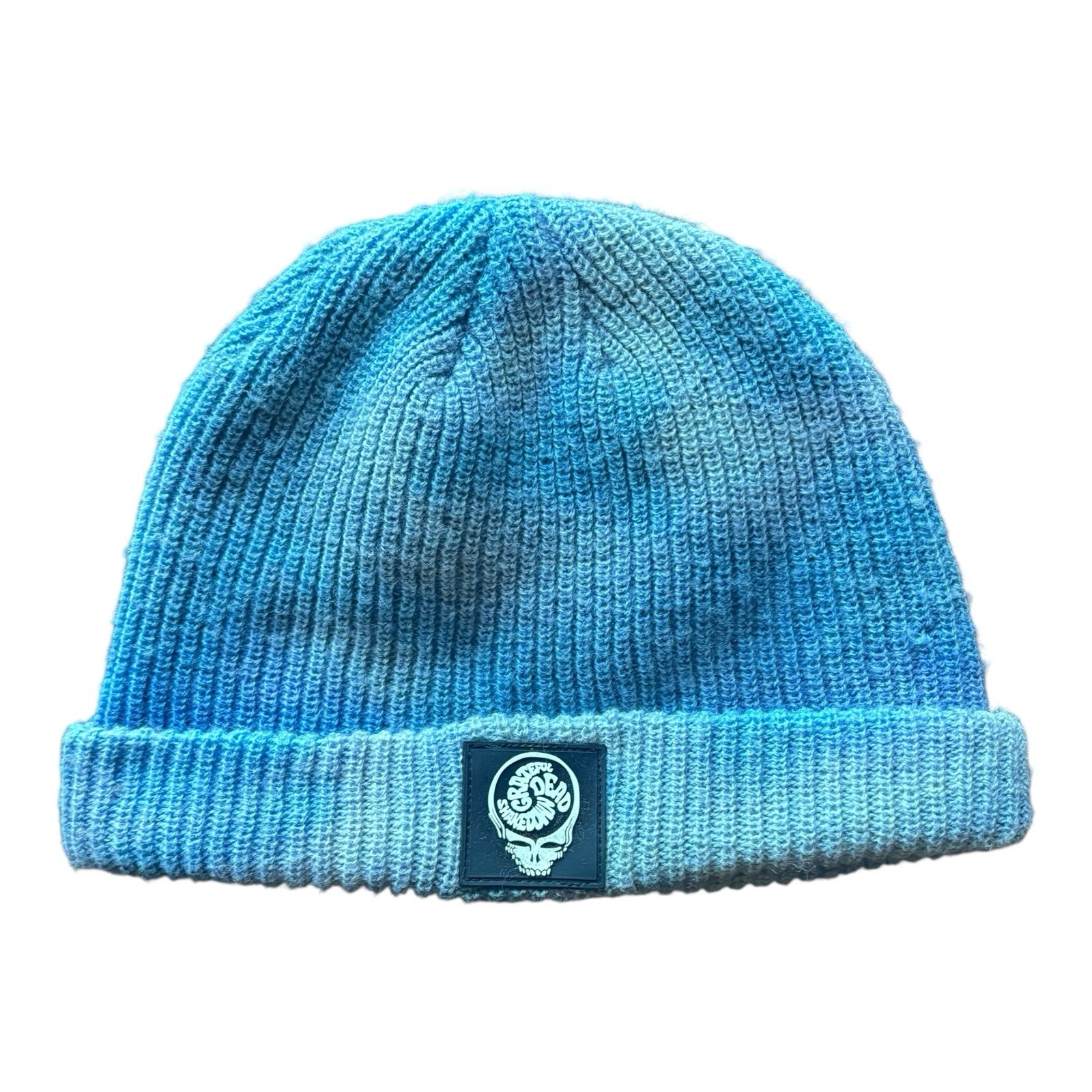 Grateful Dead Shakedown Blue Tie Dye Beanie Cap OSFM EUC