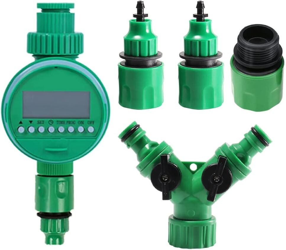 5pcs Set Hose Watering Timer Sprinkler Timer Programmable Water Timer for Garden