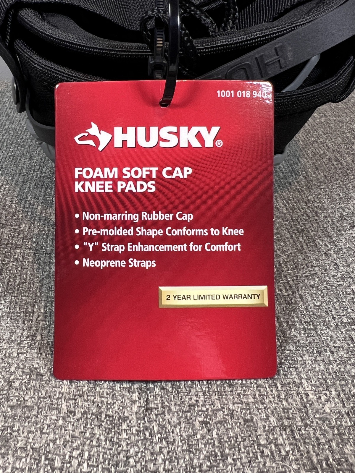 Husky Soft Cap Foam Work Knee Pads (1-pair) - HD00115