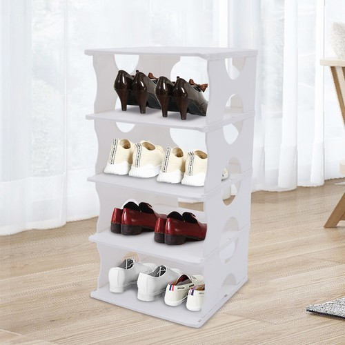 5 Shelf Shoe Rack Organizer Storage Shoe Rack Space Saver for Bedroom NEW
