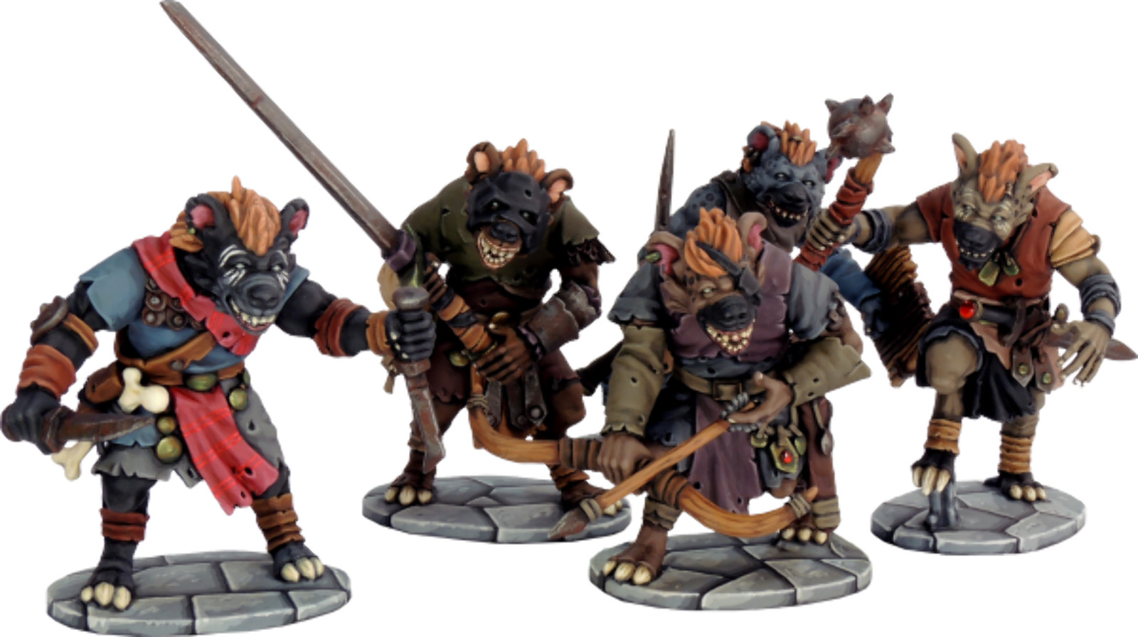 Frostgrave Gnolls Sprue – x5 28mm Fantasy Miniatures (North Star)