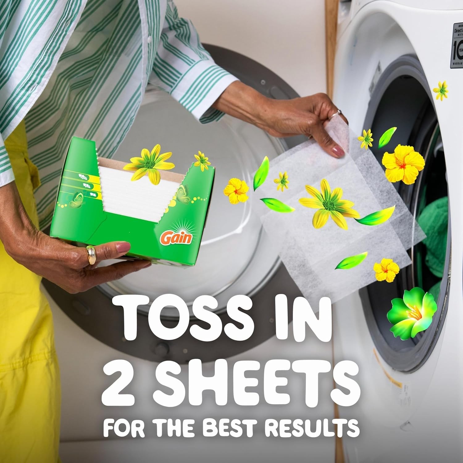 Gain Original Dryer Sheets, 120 Count