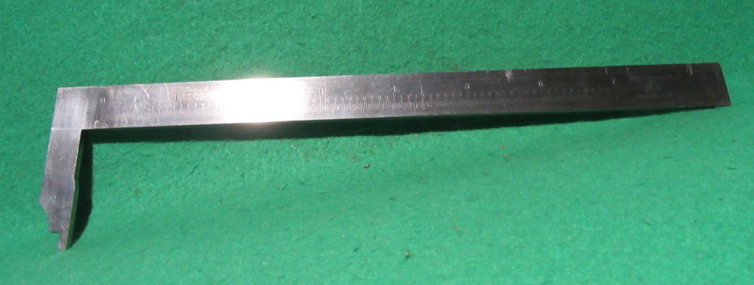 Vintage Starrett Vernier Caliper NO. 122 E & M   7"   PART