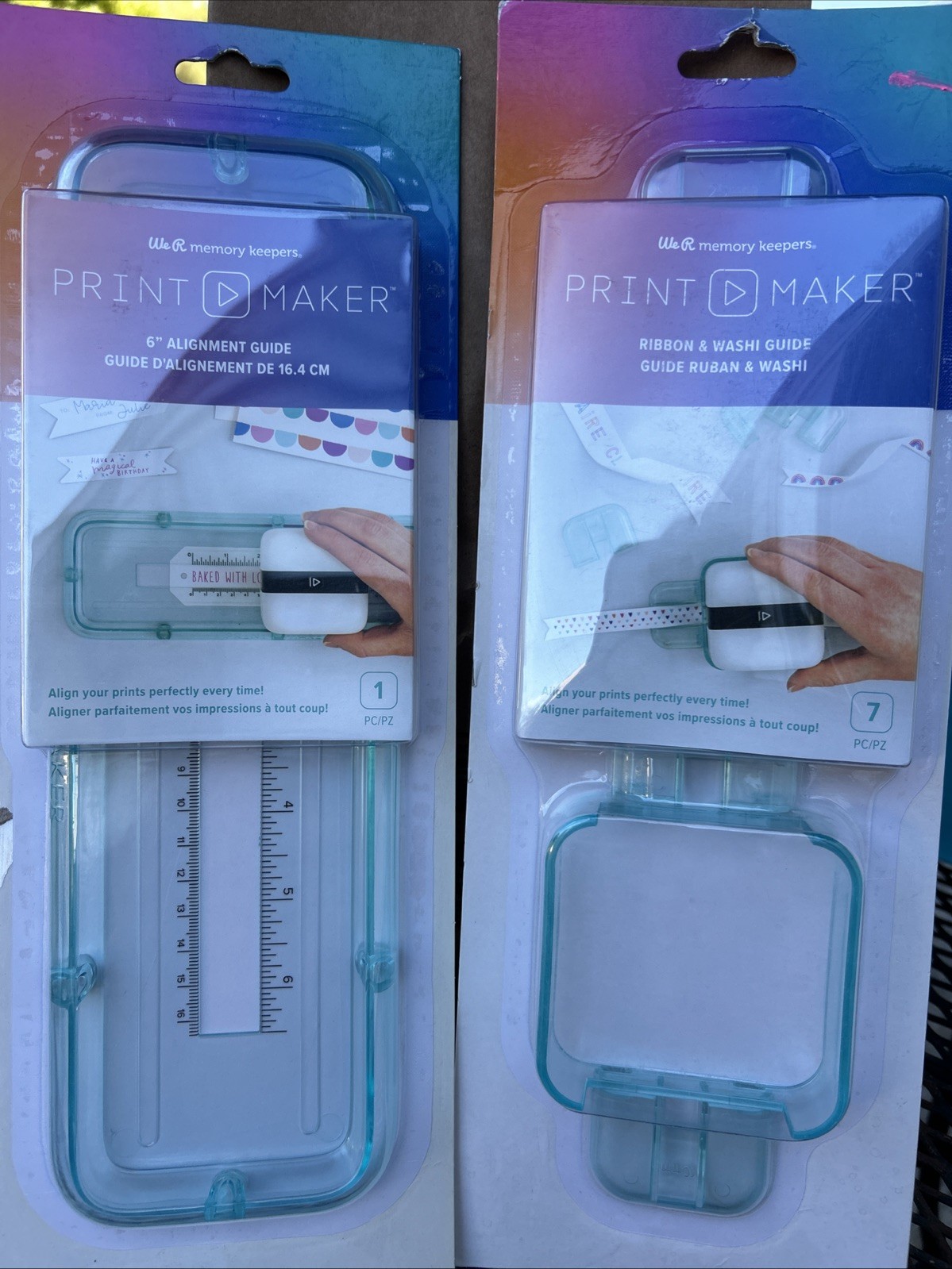 We R Memory Keepers Print Maker Guide for Alignment 6” Clear