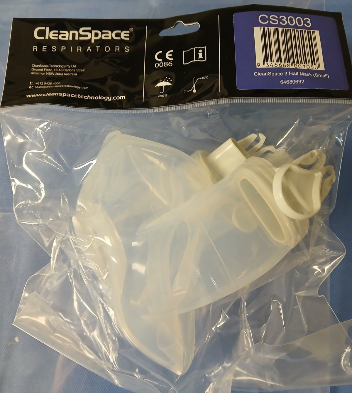CleanSpace Silicon HALO Half Mask Respirators and Accessories - NEW