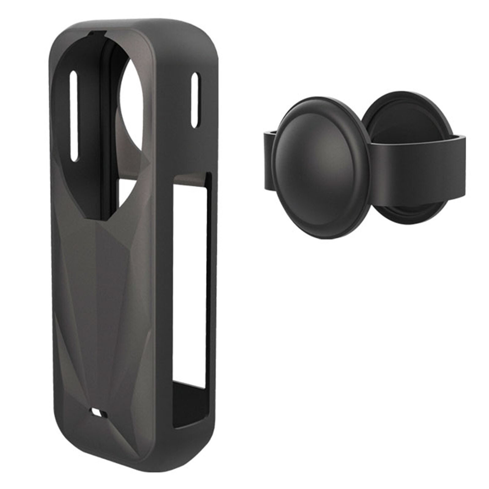 Shockproof Soft Silicone Protective Case Cover Shell+Lens Cap for Insta360 X5