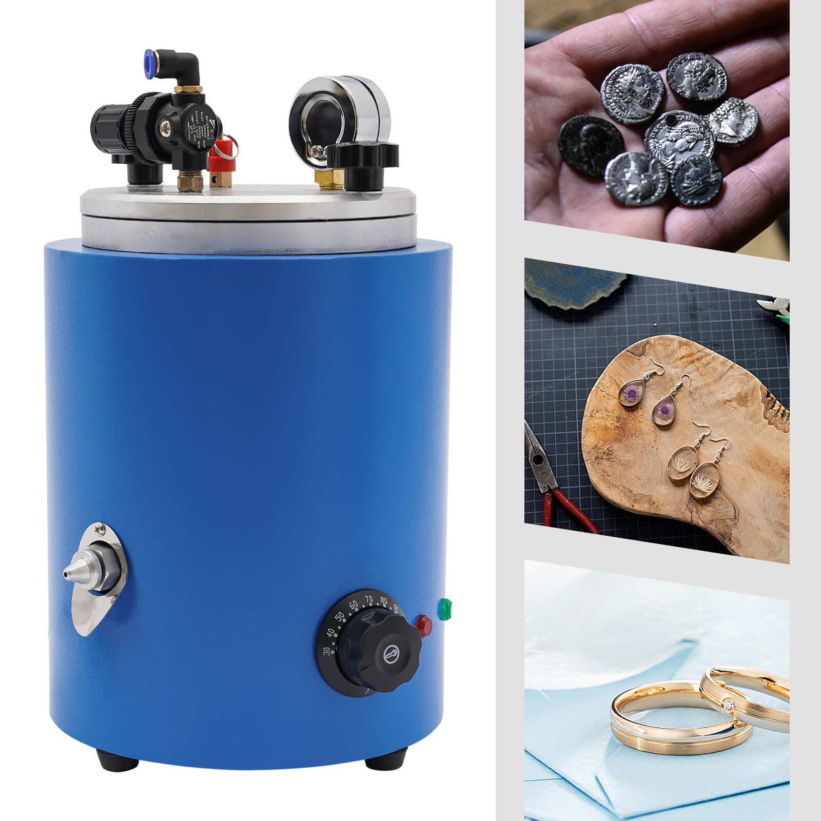 Round Wax Injector Wax Molding Melting Furnace Wax Casting Machine Jewelry Tool~