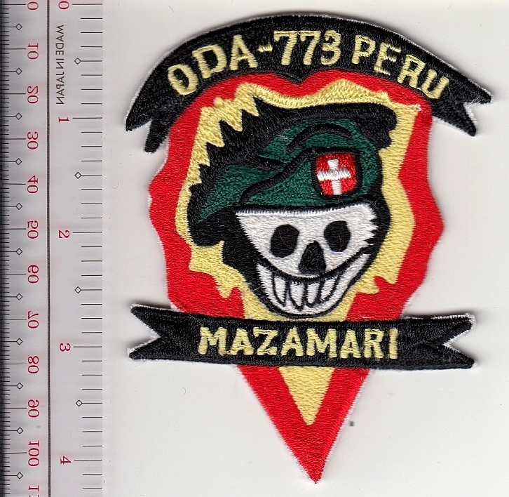 Special Forces US Army Peru 7th Airborne Op. Detachment A-773 NO TARIFF