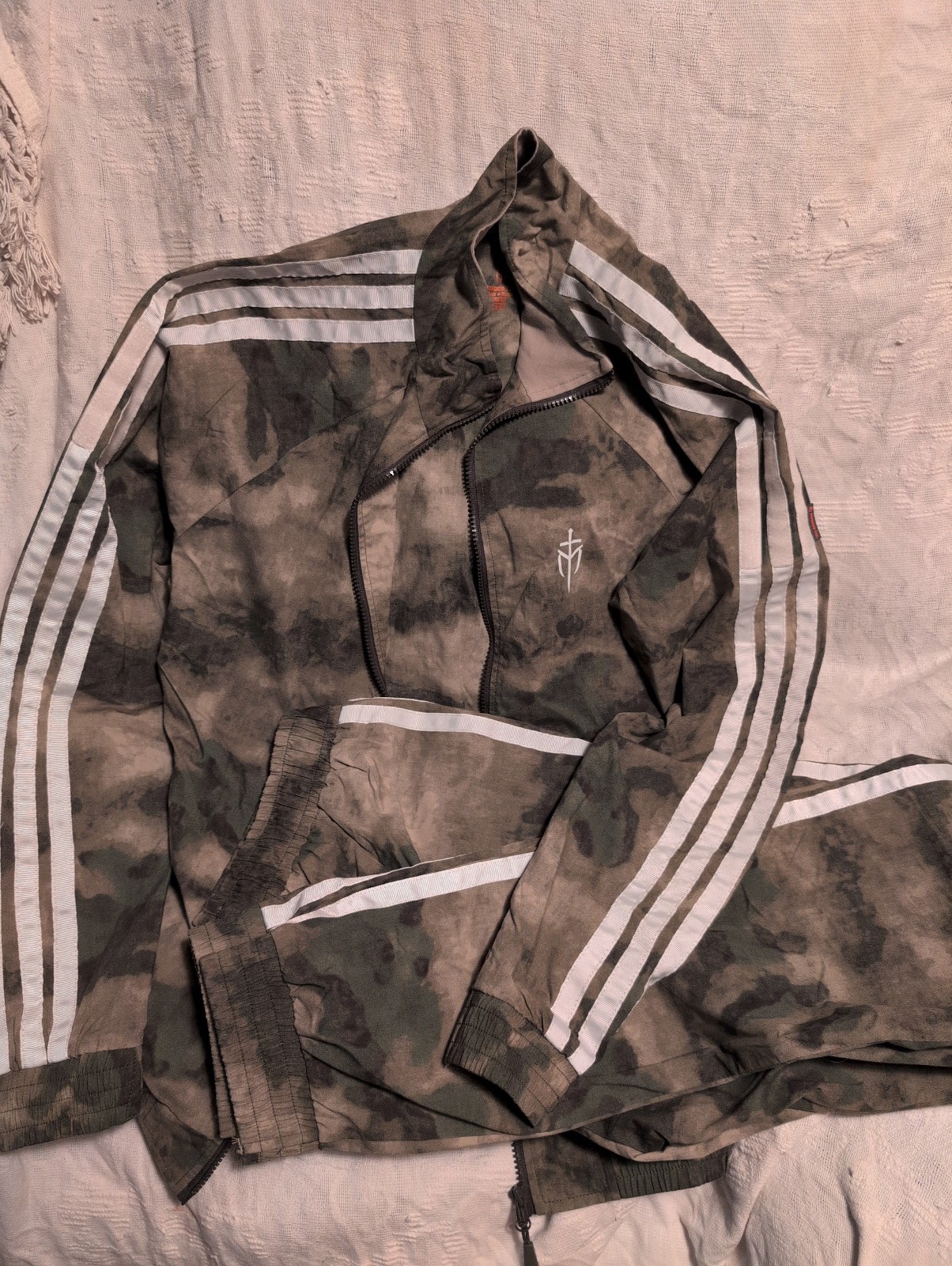 Mordor Tac gop tac track suit in moss camo 44-46