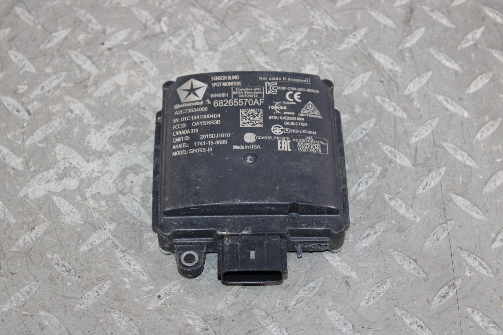 16-20 Grand Cherokee Electronic Rear Driver Blind Spot Control Module Unit OEM