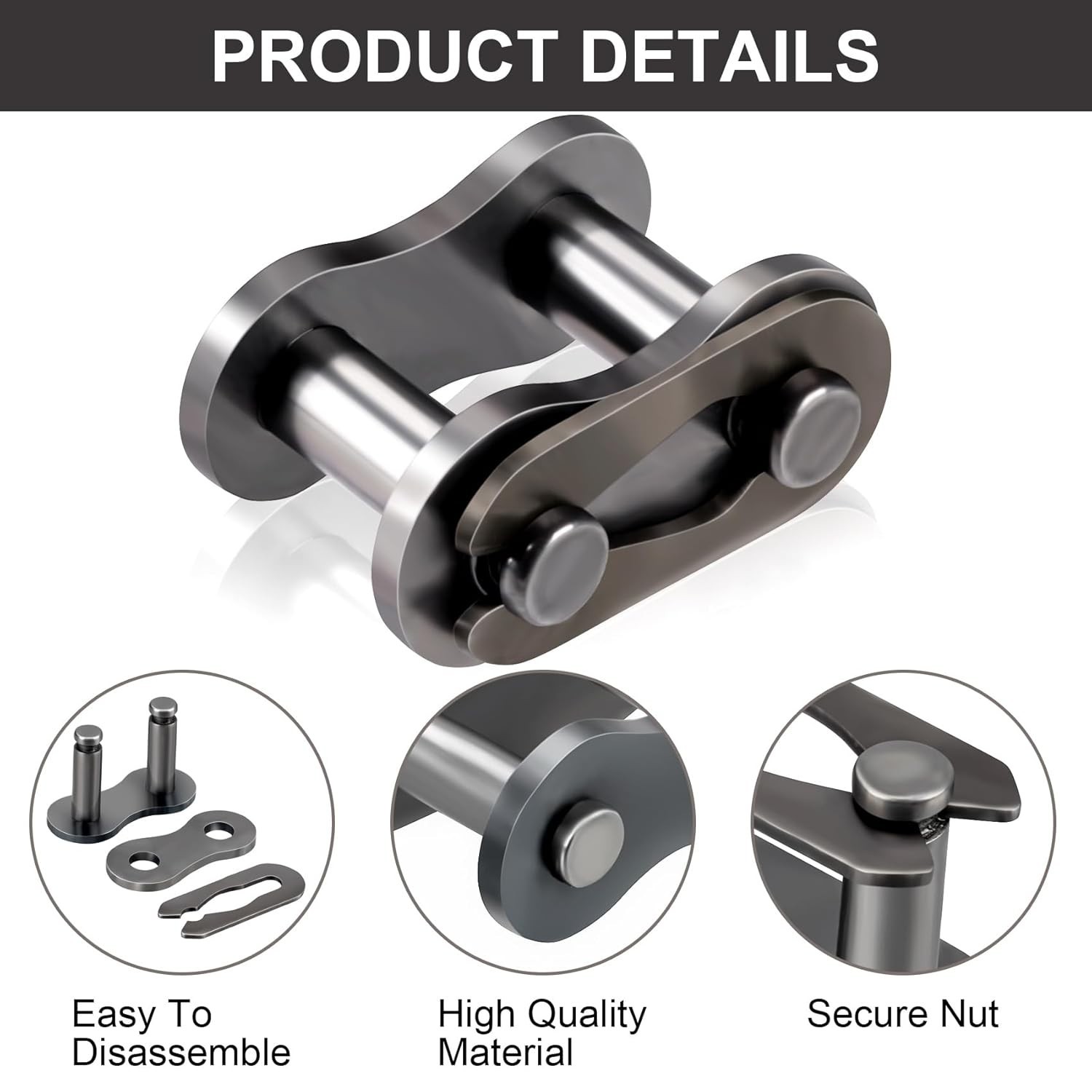 Performance-Enhancing Chain Master Roller Links (10pcs) for Mini Bikes & ATVs