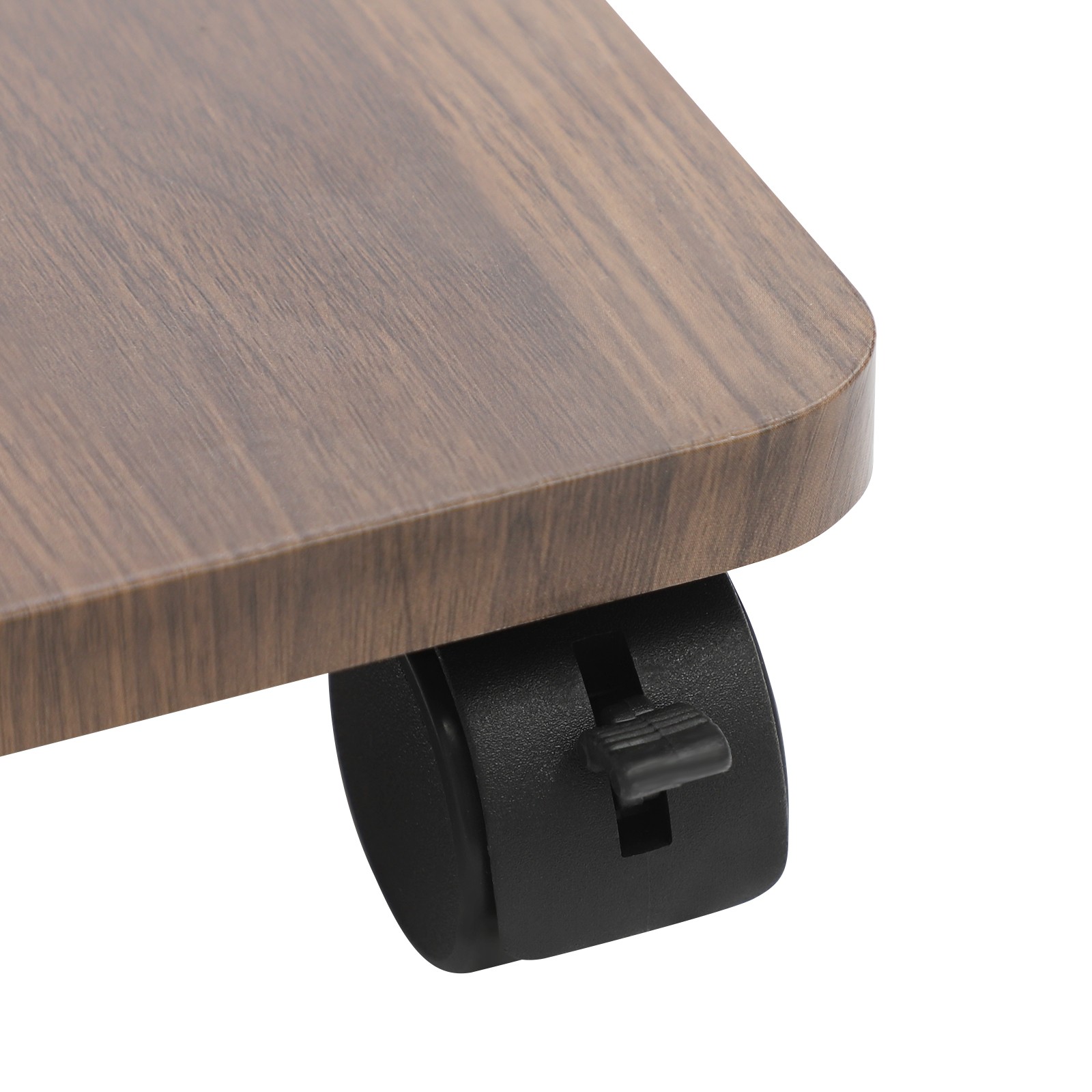 Rolling Side Table With 4 Wheels Adjustable End Table Coffee Table Laptop Stand