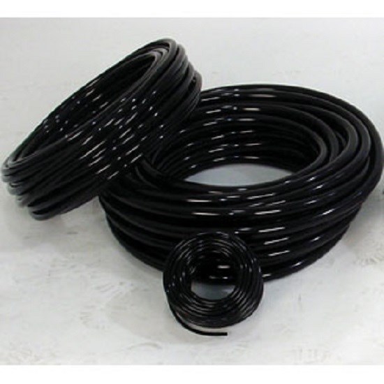 1/4" OD Drip Tubing & 1/4" - 1/2" - 3/4" - 1" ID SOFT Flexible Black Vinyl Tube