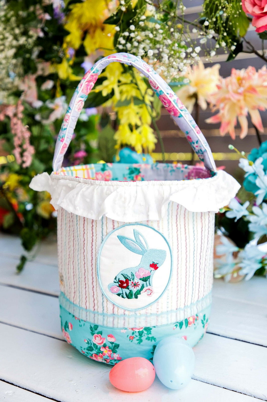 Girls Wildflowers clothing La La Land Bunny Trail Easter Bucket OS NWT