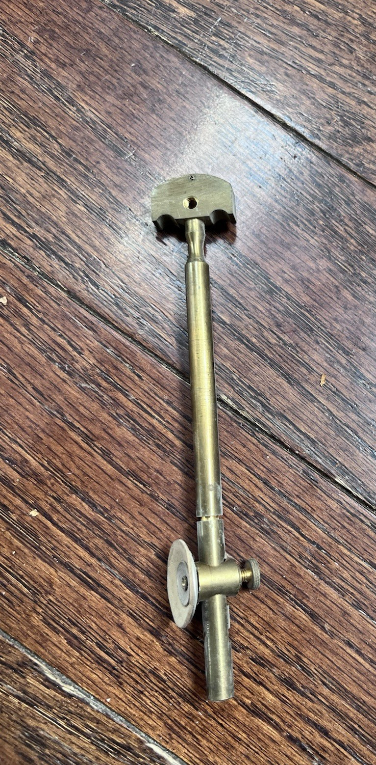 Vintage Vitrex brass circular glass cutter Switzerland