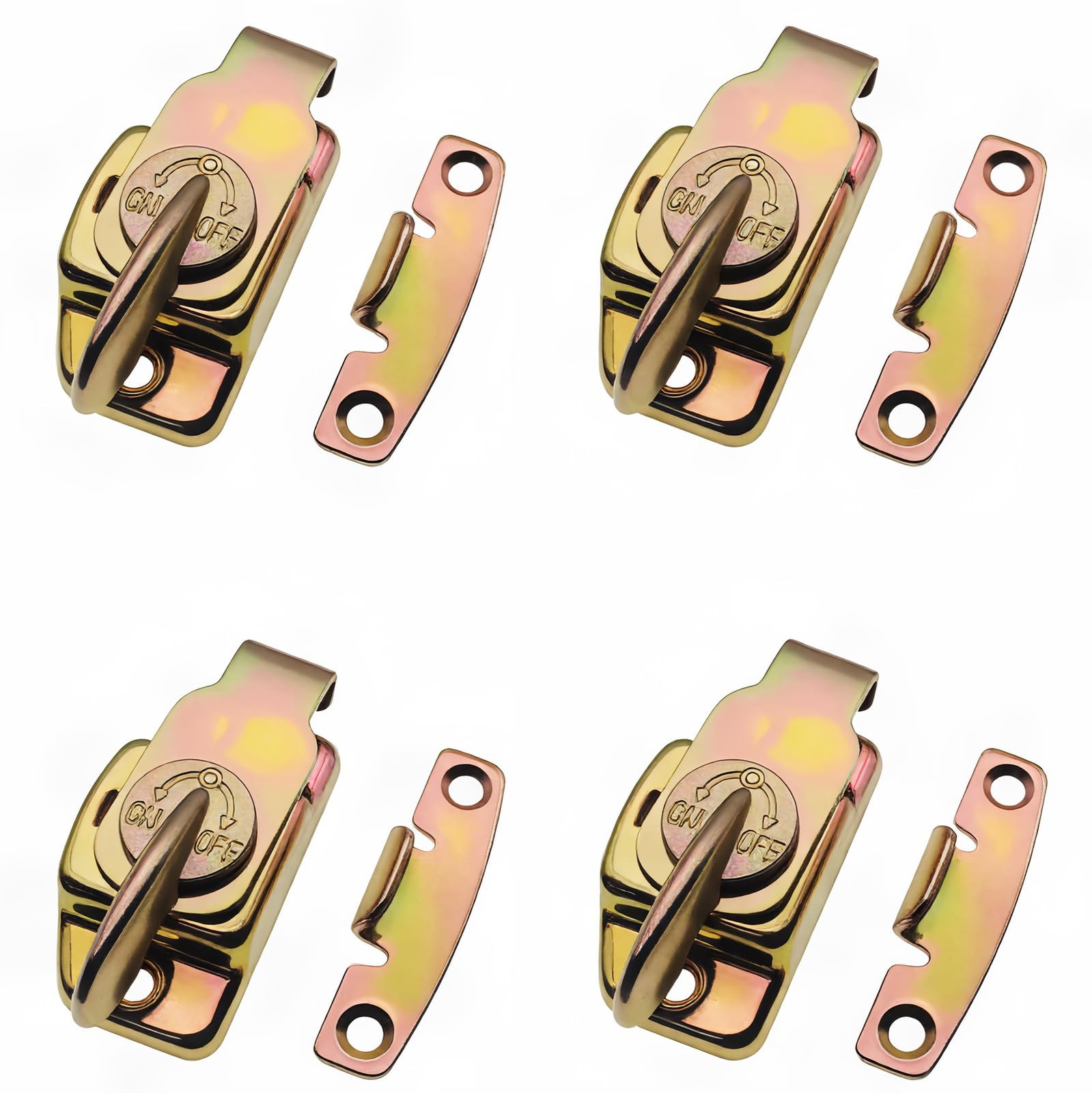 4 Pack Dining Table Lock Heavy Duty Align-N-Lock Table Locks Leaf Buckle Connect