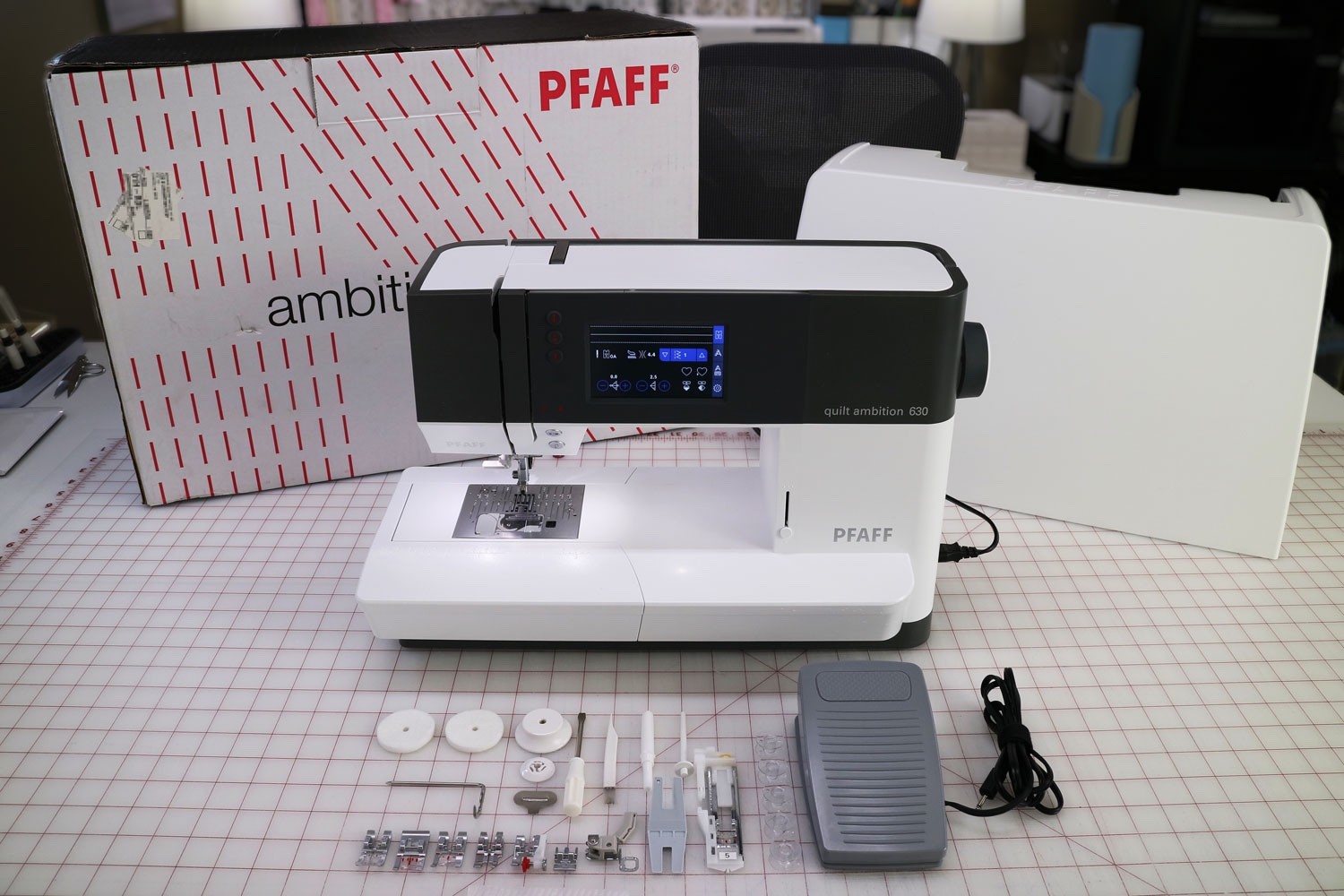 PFAFF Quilt Ambition 630 Sewing Machine IDT System Touchscreen