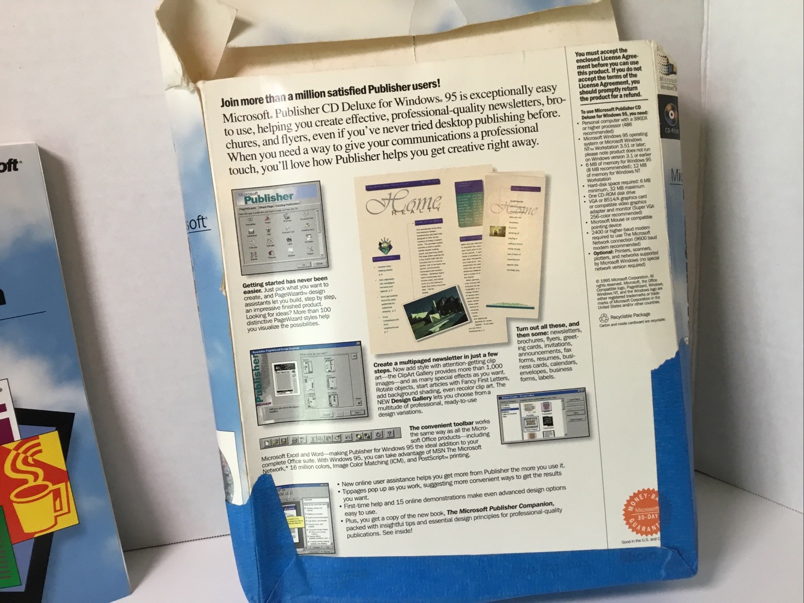 microsoft publisher Windows 95 Disc And Key .