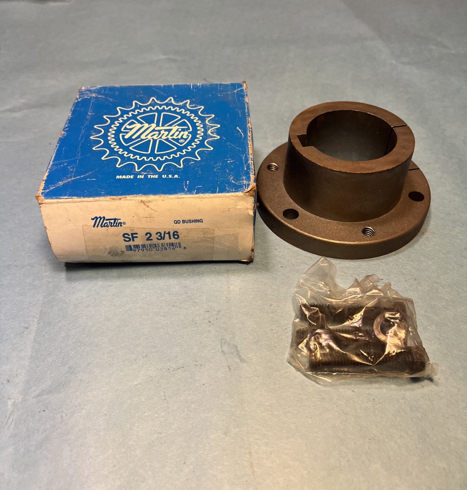 Martin SF 2 3/16 iQuick Disconnect (QD) Bushing NOS In Box 4-5/8 OD, 2-1/16 LTB