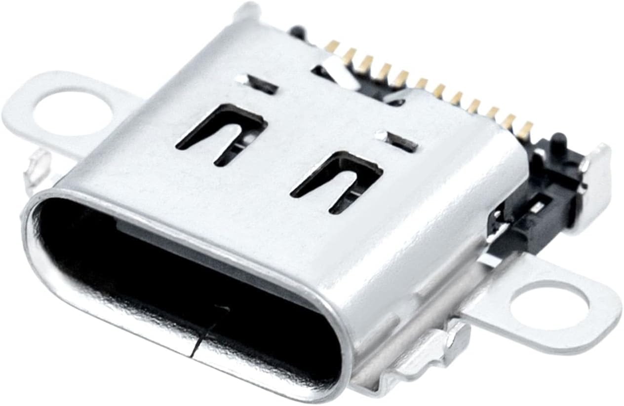N Switch USB C Replacement Charging Connector - 2 Pack, Soldering Required