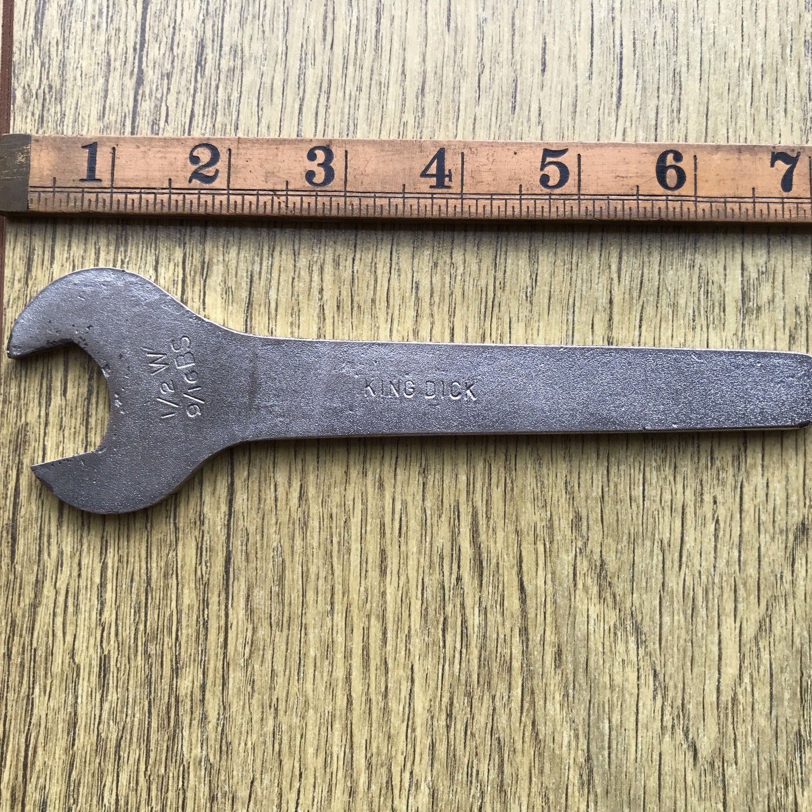 Vintage King Dick One Ended Flat Plate Spanner 1/2” Whitworth.