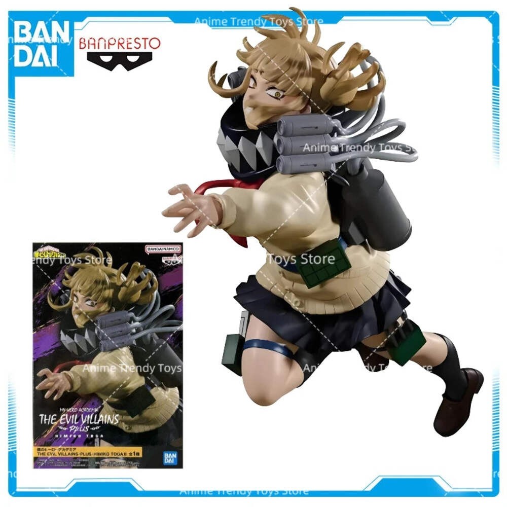 In Stock Bandai Banpresto My Hero Academia Toga Himiko Model Toys Original Actio
