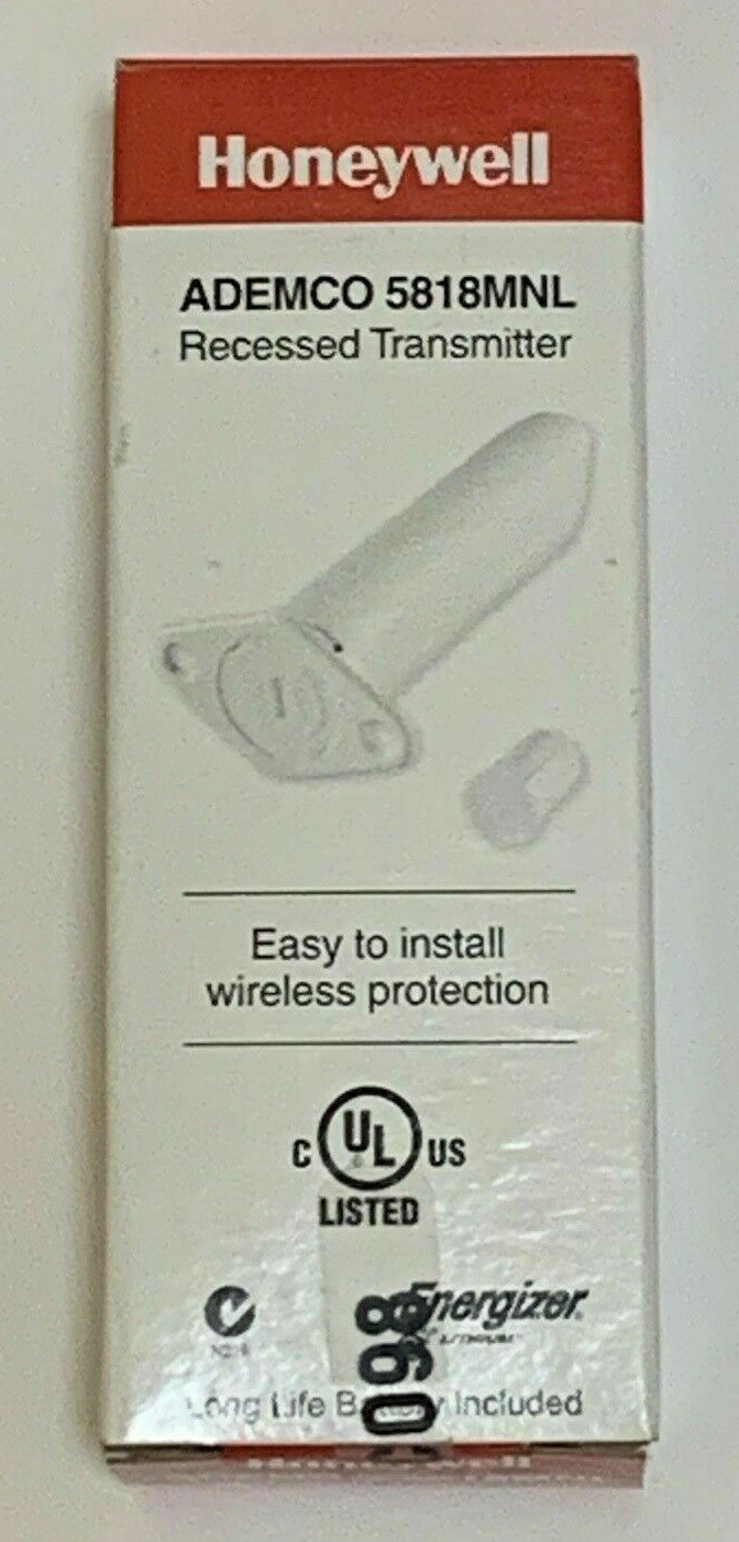 Honeywell 5818MNL Ademco Recessed Transmitter - White