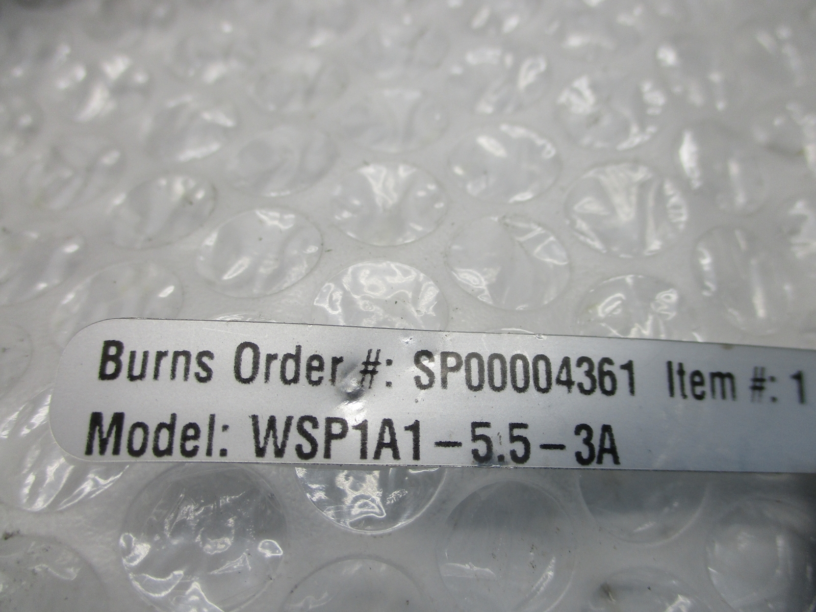 BURNS ENGINEERING WSP1A1-5.5-3A TEMPERATURE SENSOR NSNP