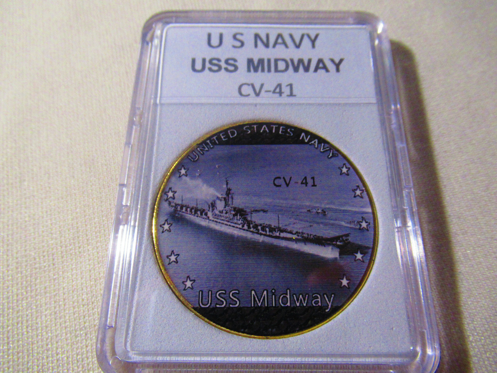 US NAVY - USS MIDWAY CV-41 Challenge Coin