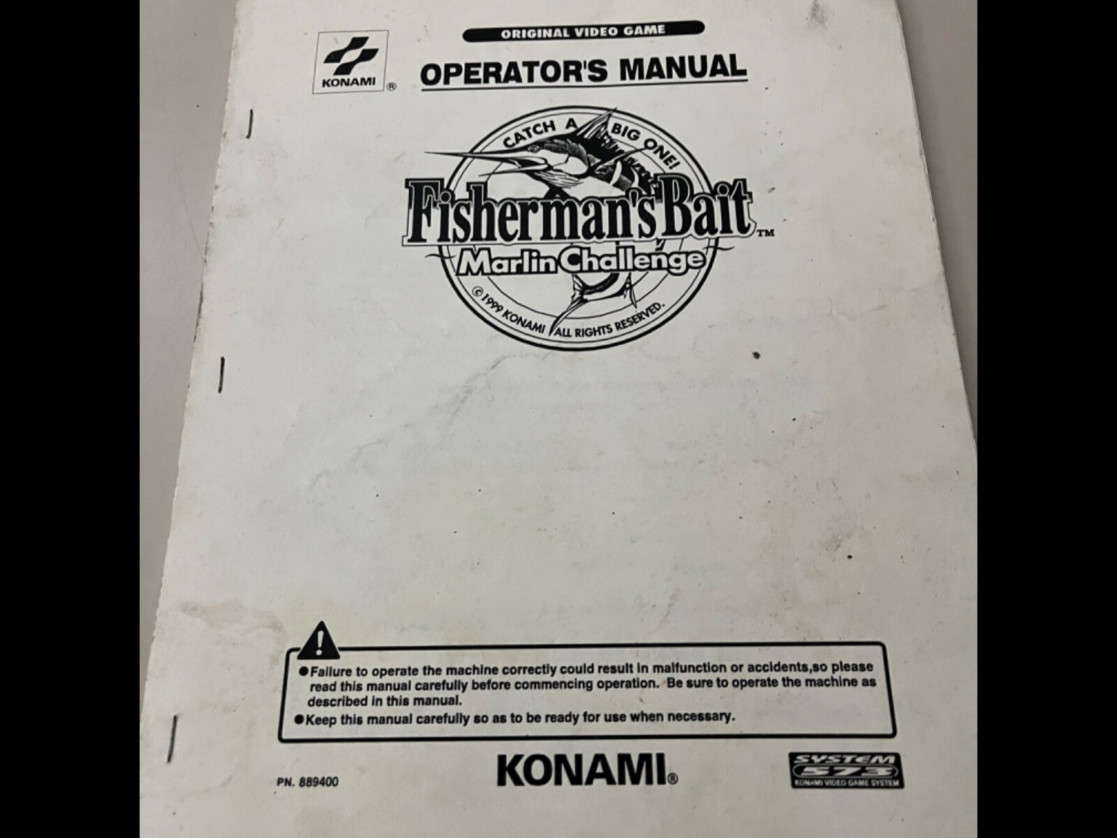 Fisherman's Bait Marlin Challenge Operator Manual