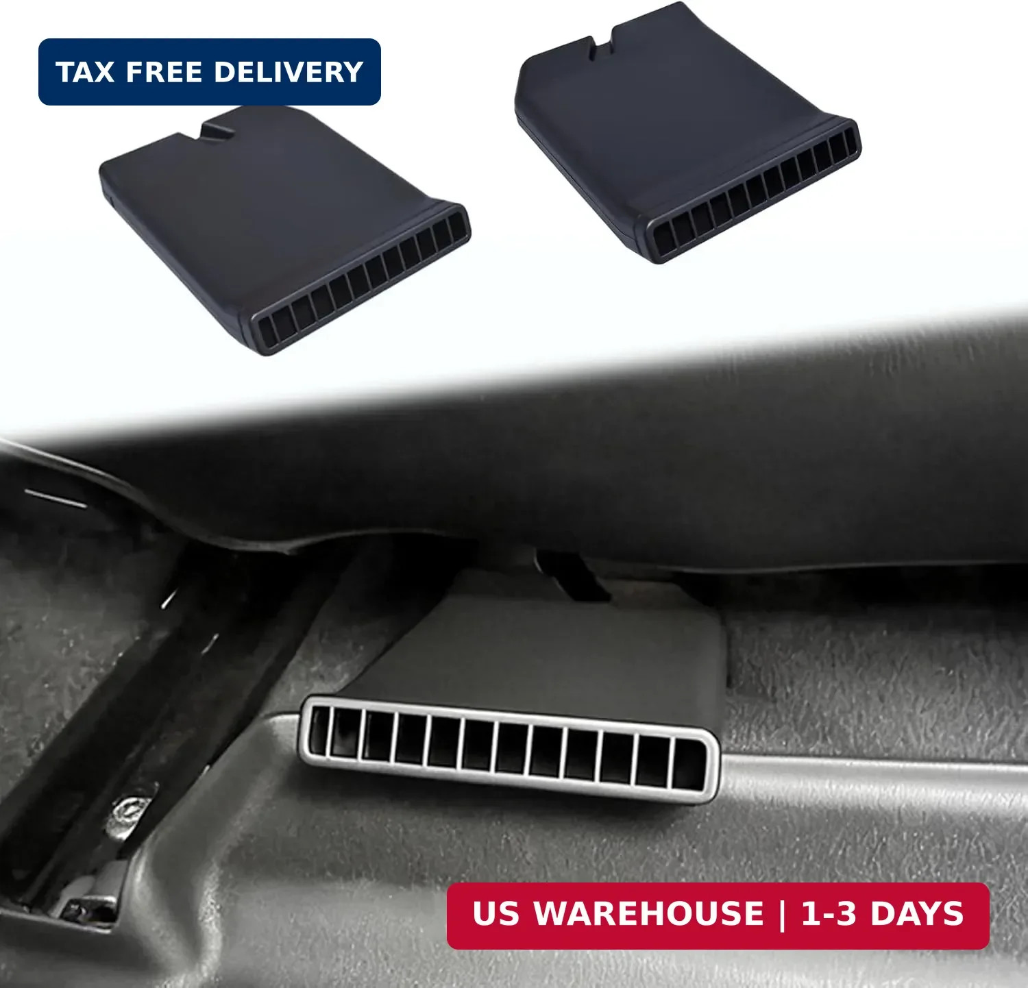 Under Seat Vent Deflectors Compatible with 2024 2025 2026 Toyota Tacoma