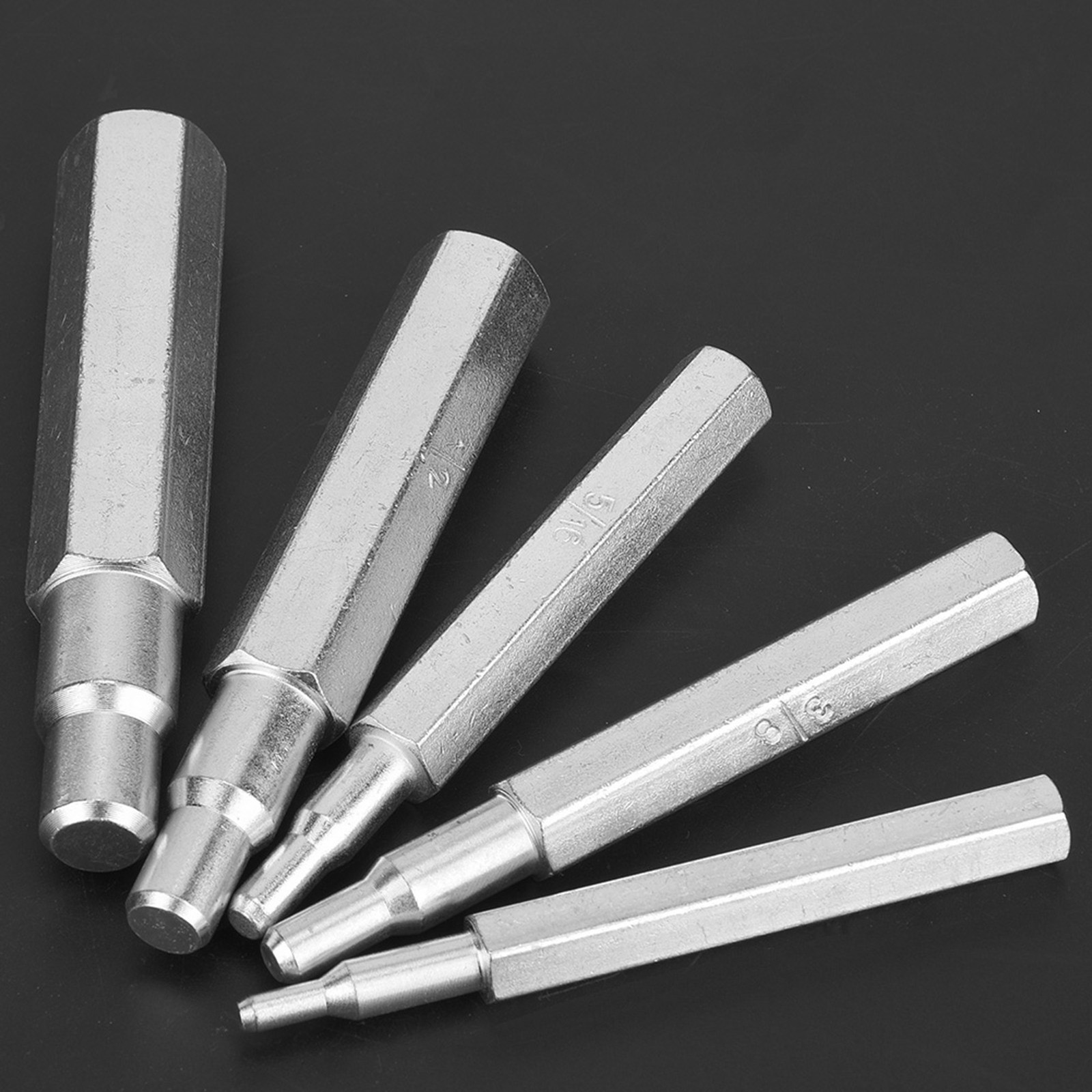 5pcs Copper Tube Punch Tool For Expanding Copper Pipe Tubes NEW↑