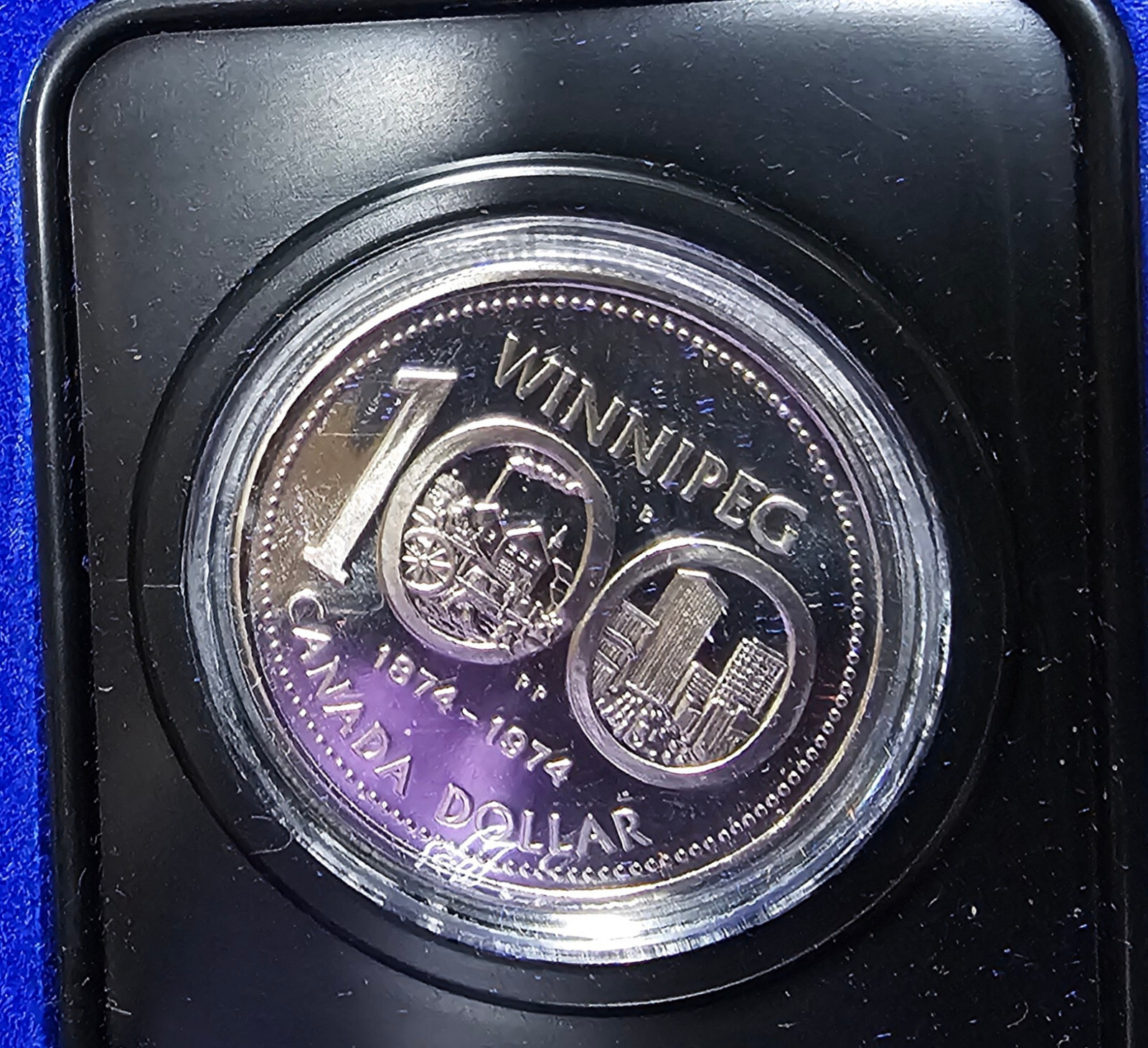 1971-1976 Canada Uncirculated Nickel Dollars 7 in their original mint case