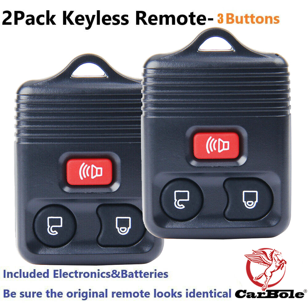 2x Keyless Entry Car Remote Control Key For Ford F150 1998 1999 2000 2001-2016