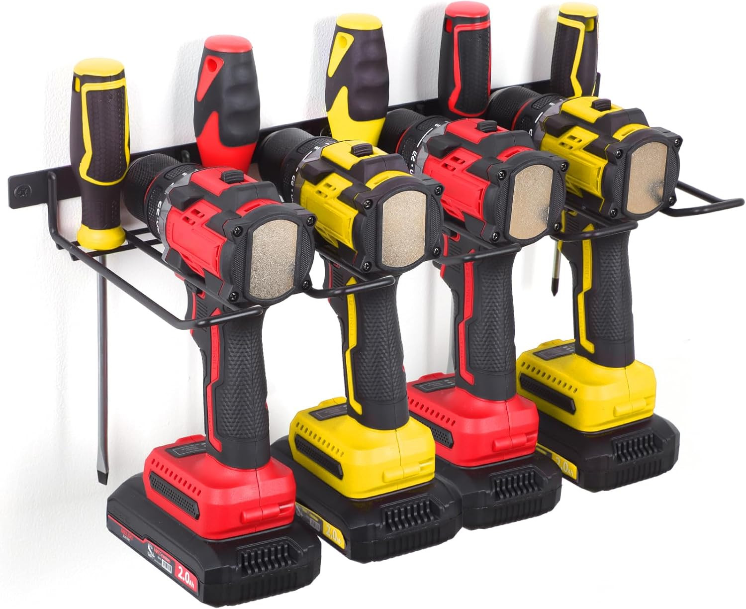 Power Tool Organizer, Drill Holder Wall Mount, Garage Tool Storage | Heavy Duty