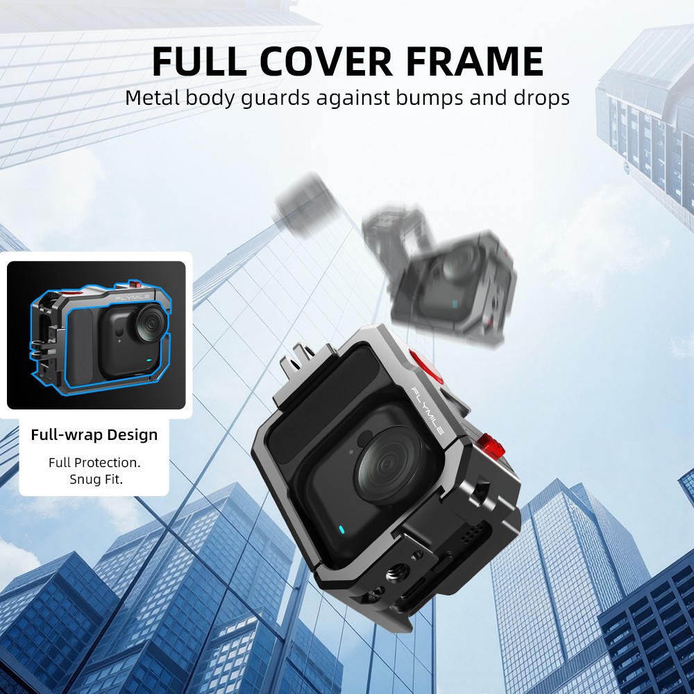 Thumb Camera Aluminum Alloy Protective Expansion Frame For Insta360 GO Ultra