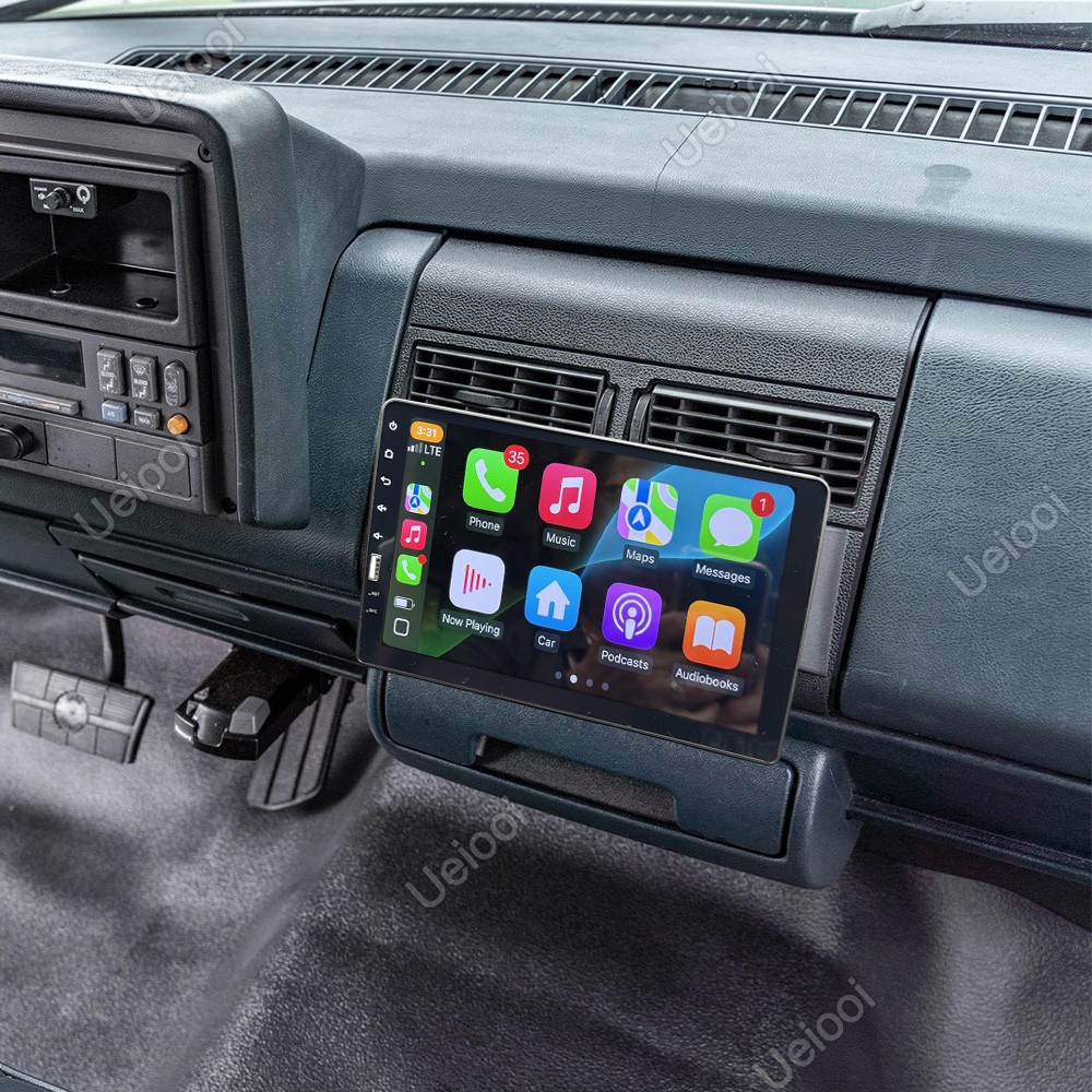 For 1988-94 Chevy GMC Trucks Carplay Android Auto Single 1Din Car Stereo Radio