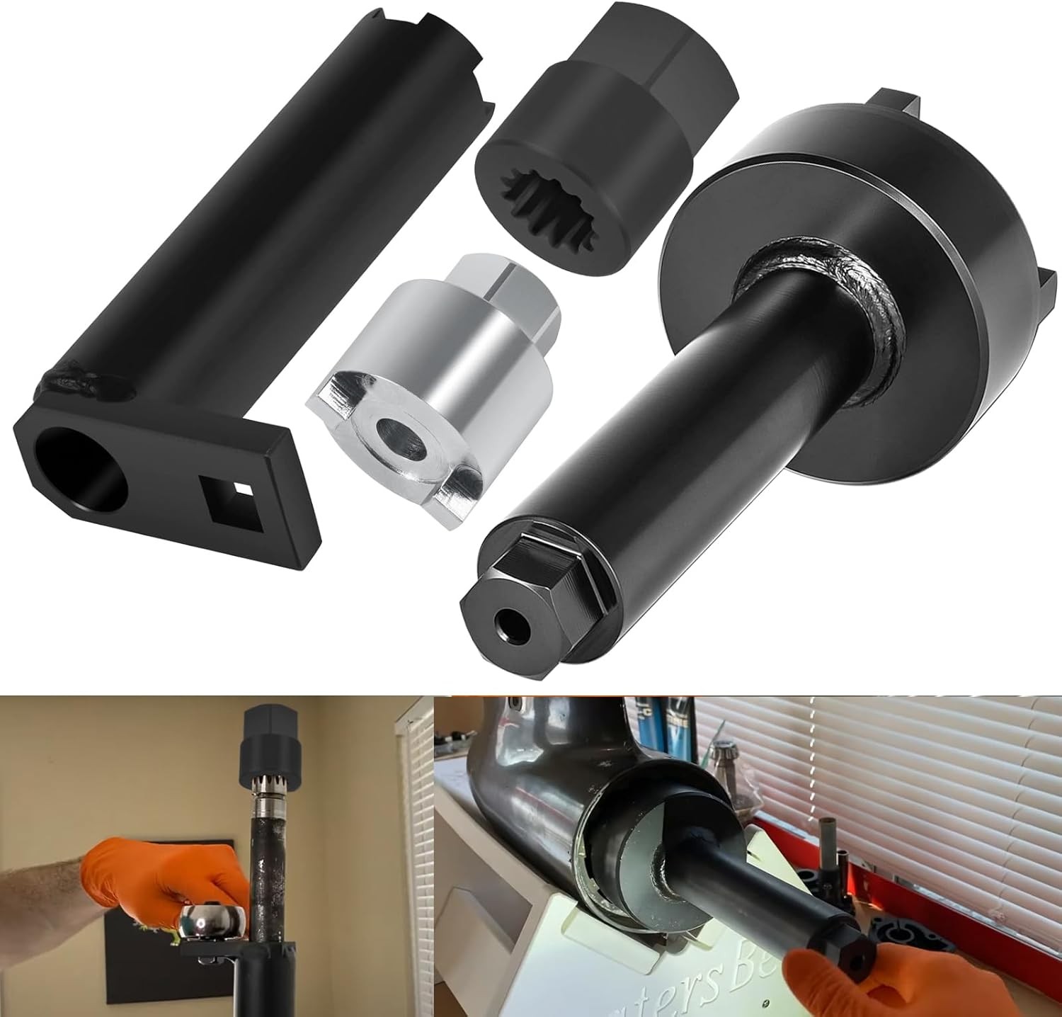 Bearing Carrier Retainer Wrench Tool Drive Shaft Adapter For Mercury