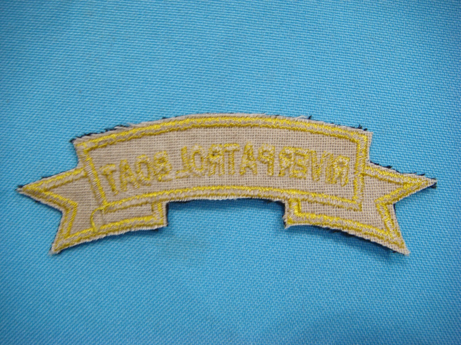 VIETNAM WAR SCROLL PATCH, US RIVER PATROL BOAT
