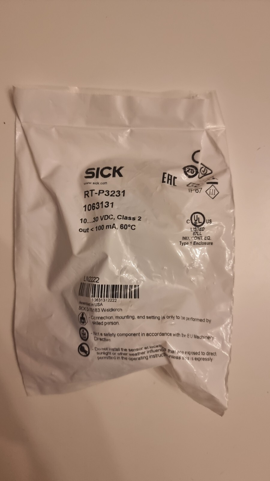 Brand new SICK RT-P3231