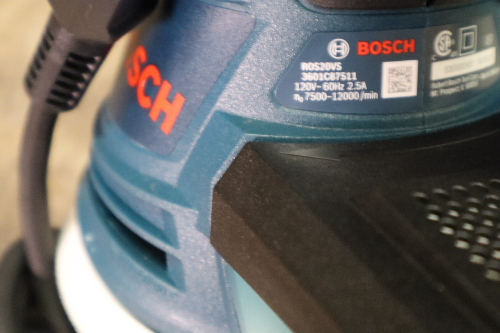 Bosch ROS20VSK 5" Palm Random Orbit Sander