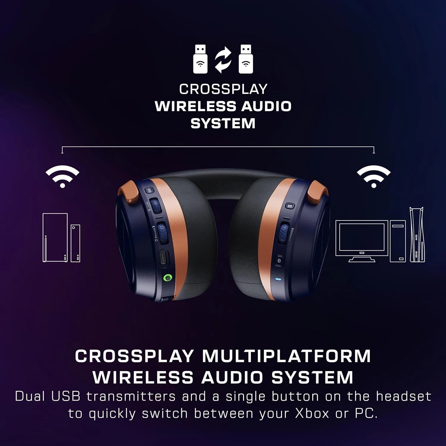 Turtle Beach Stealth 700 Gen 3 Wireless Multiplatform Gaming Headset - Cobalt