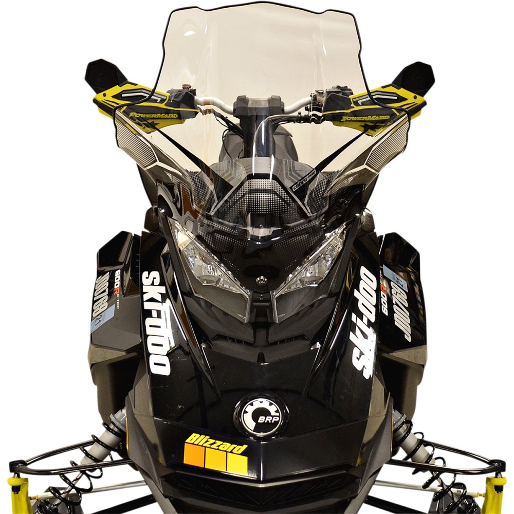 Powermadd Cobra Windshield - Mid - 20in. - Black - 13630