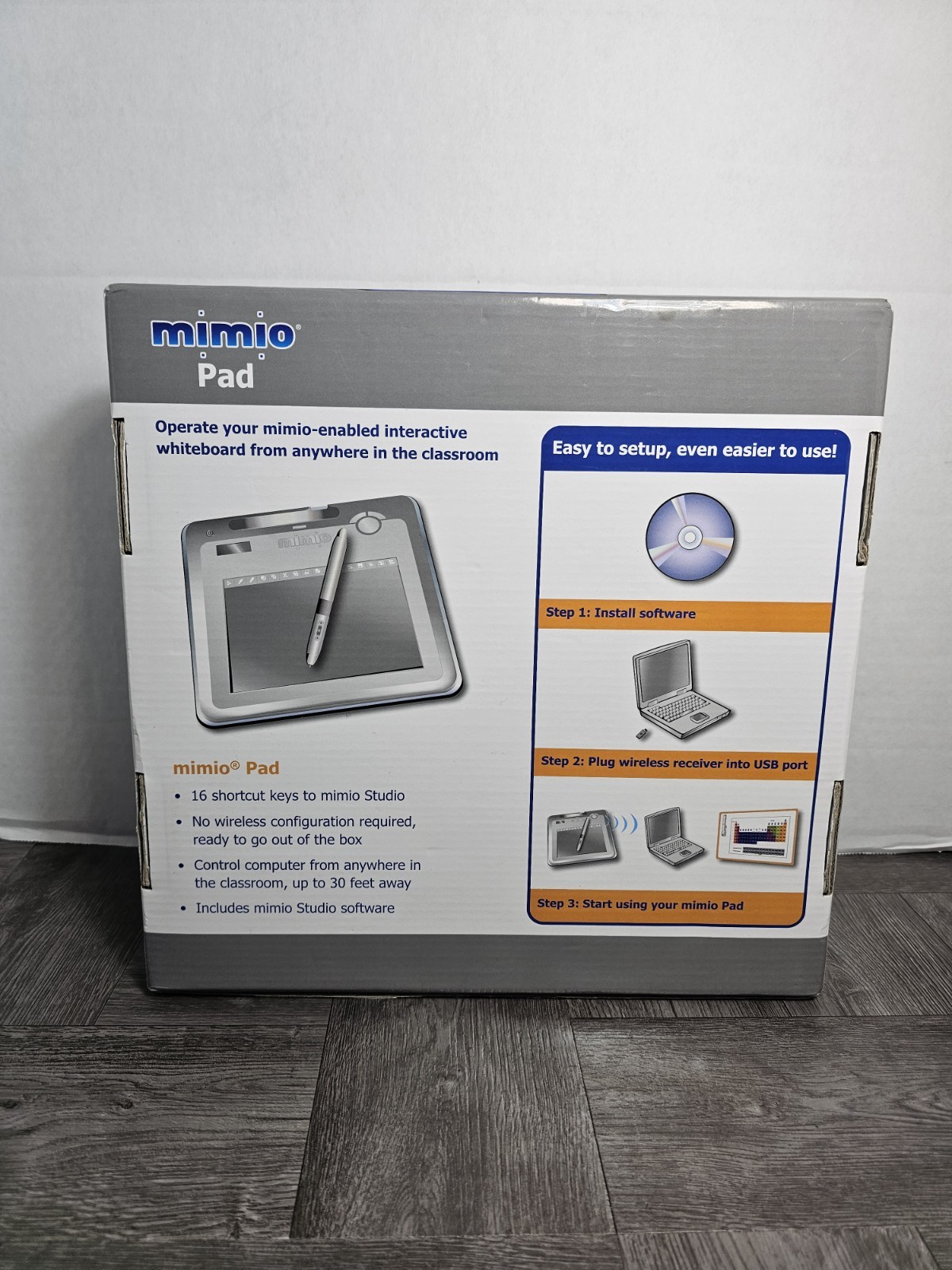 DYMO MIMIO PAD RCK-M01 WIRELESS INTERACTIVE GRAPHIC PEN TABLET